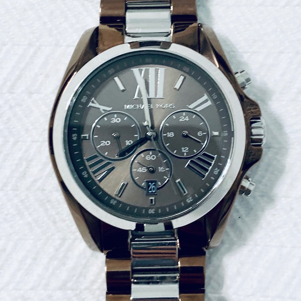 Michael Kors Bradshaw Stainless Steel Watch - Picture 2 of 5